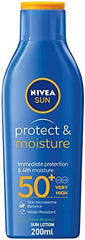 NIVEA SUN PROTECT &  MOISTURE SPF50+ 200ML