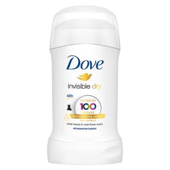 Dove Antiperspirant Stick Invisible Dry with caring oil, 40g
