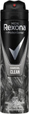 Rexona Men Antiperspirant Deodorant Charcoal Clean Spray 150ML