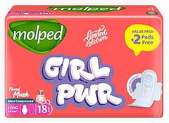 MOLPED GIRL POWER FLORAL MUSK 18 PADS