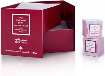 IBRAHIM ALQURASHI ABAQ POMEGRANTE MUSK CUBES 1PCS