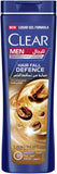 CLEAR MEN ANTI DANDRUFF SHAMPOO HAIR FALL DEFENCE WITH COFFEE BEANS 180ML