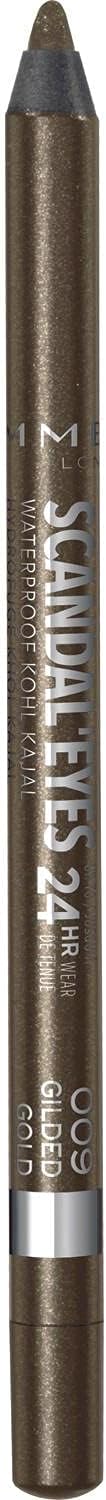 RIMMEL SCANDAL EYES WATERPROOF KOHL KAJAL - 009 GILDED GOLD