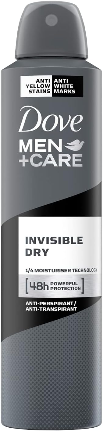 Dove deodorant spray 250 ml. Men care invisible