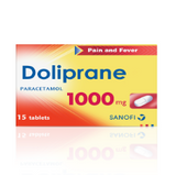 DOLIPRANE 1000MG 15TABLETS