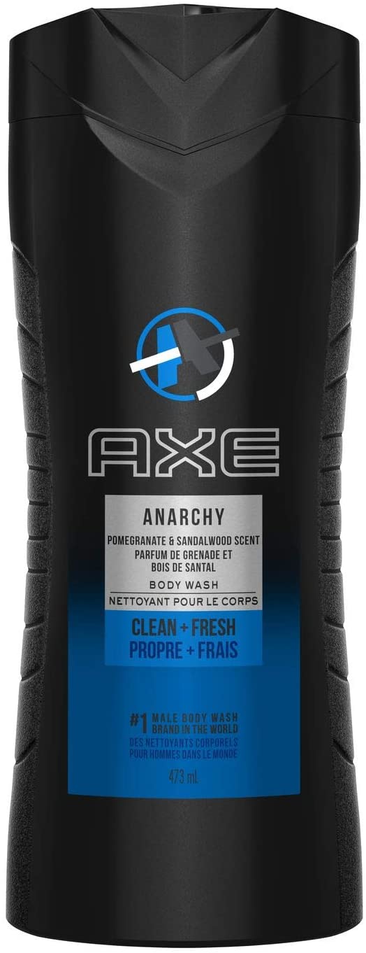 AXE ANARCHY CLEAN + FRESH BODY WASH 473ML