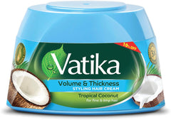 VATIKA NATURALS TROPICAL COCONUT STYLING HAIR CREAM 125 ML +10% OFF