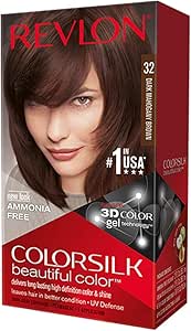 REVLON 32 DARK MAHOGANY BROWN COLORSILK WITH KERATIN 3D COLOR