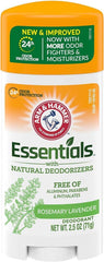 ARM & HAMMER ESSENTIALS NATURAL FRESH DEODORANT ROSEMARY LAVENDER 71GM