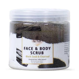 BIO SOFT FACE & BODY SCRUB BLACKSEED & CHARCOL