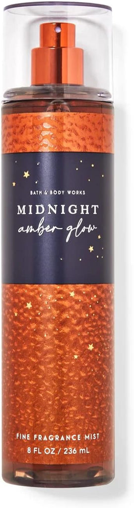 Bath &Amp; Body Works Body Splash - 236ml Midnight - Amber Glow - Original  Dos Usa, Perfume Feminino Bath And Body Works Nunca Usado 94209177