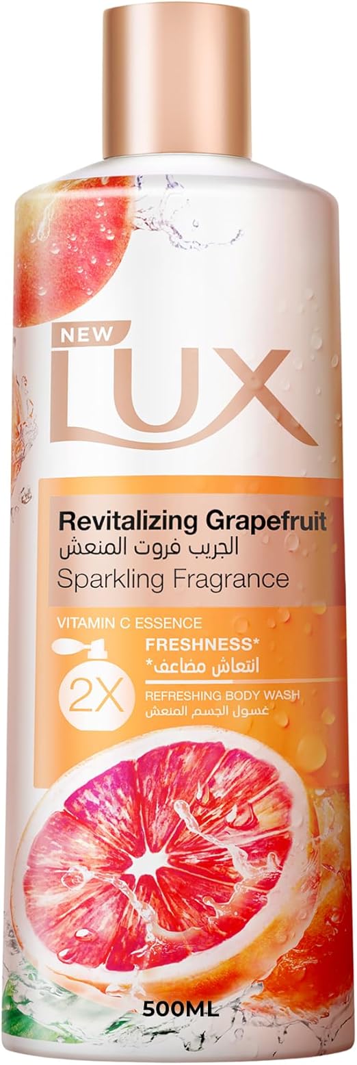 Lux Revitalizing Body Wash, Grapefruit 500ml