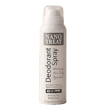 NANO TREAT DEODORANT SPRAY FRAGRANCE FREE 150ML