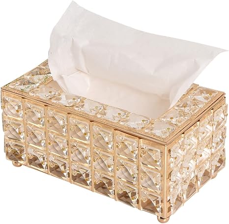 CRYSTAL TISSUE BOX