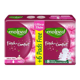 MOLPED FRESH & COMFORT ULTRA THIN LONG 40 PADS 8H