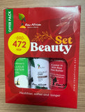 RAW AFRICAN BEAUTY SET (FOLLICLE BOOSTER OIL + LEAVE IN SHEA BUTTER+ BODY LOTION OUD) OFFER
