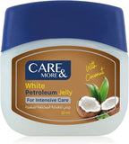 CARE & MORE WHITE PETROLEUM JELLY WITH COCONUT FOR INTENSIVE CARE 50ML