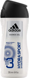 ADIDAS HYDRA SPORT 3IN1 BODY, HAIR AND FACE SHOWER GEL FOR MEN 250ML