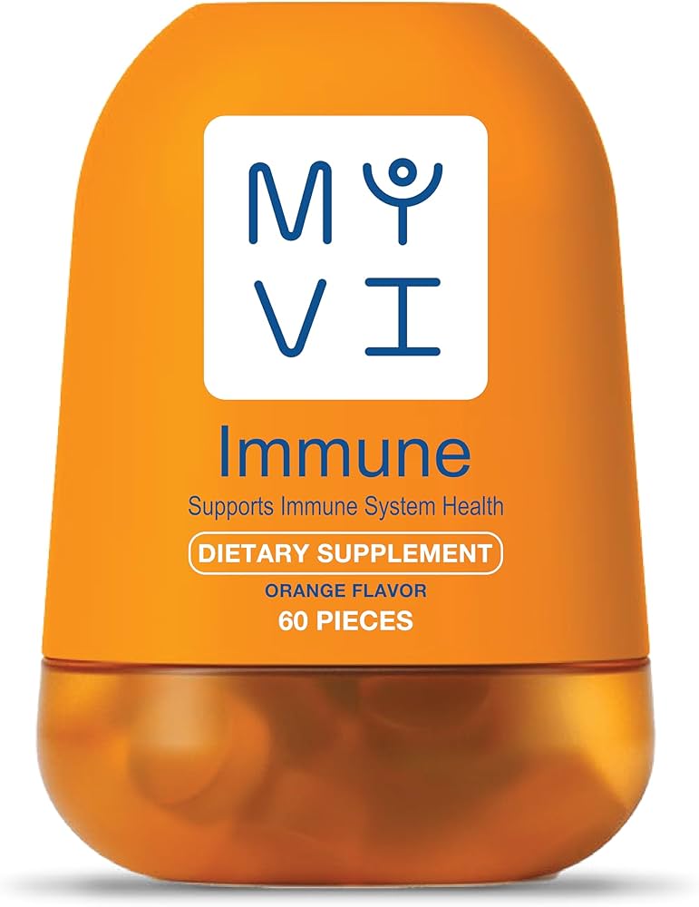 MY VI IMMUNE DIETARY SUPPLEMENT 60PC ORANGE FLAVOR
