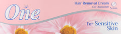 ONE HAIR REMOVAL CREAM WITH CHAMOMILE FOR SENSITIVE SKIN - 80GM