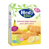 HERO BABY 6+months ORANGE BANANA PEAR BISCUIT TEETHING BISCUITS 180GM