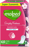 MOLPED PANTYLINER EVERY FRESHNESS THIN UNSCENTED 60PCS