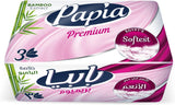 PAPIA FACIAL TISSUE BAMBOO  3 PLY 500 TISSUES