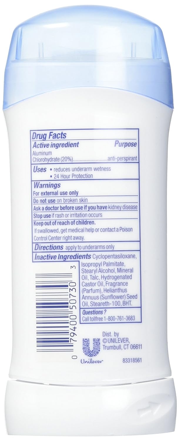DOVE ORIGINAL CLEAN ANTIPERSPIRANT DEODORANT STICK 74G