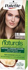 PALETTE 6-0 DARK BLONDE NATURALS WITH SHEA BUTTER & OAT MILK CREME