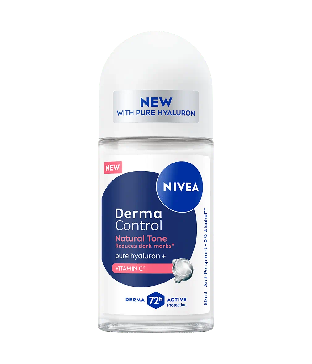 NIVEA DERMA CONTROL NATURAL TONE ROLL ON 72H PROTECTION 50ML