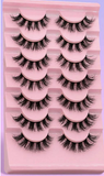 SHEIN 7PAIRS FALSE EYELASHES (PINK)