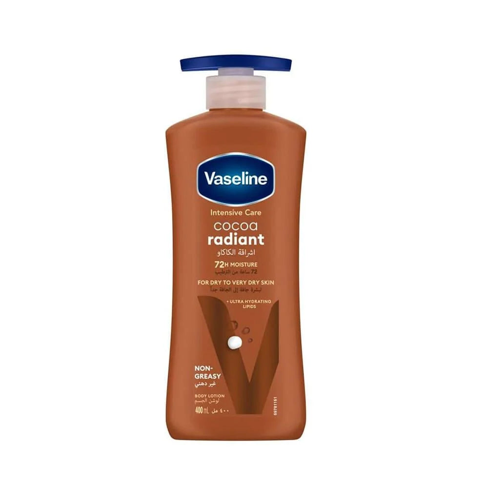 VASELINE INTENSIVE CARE COCOA RADIANT BODY LOTION 400ML