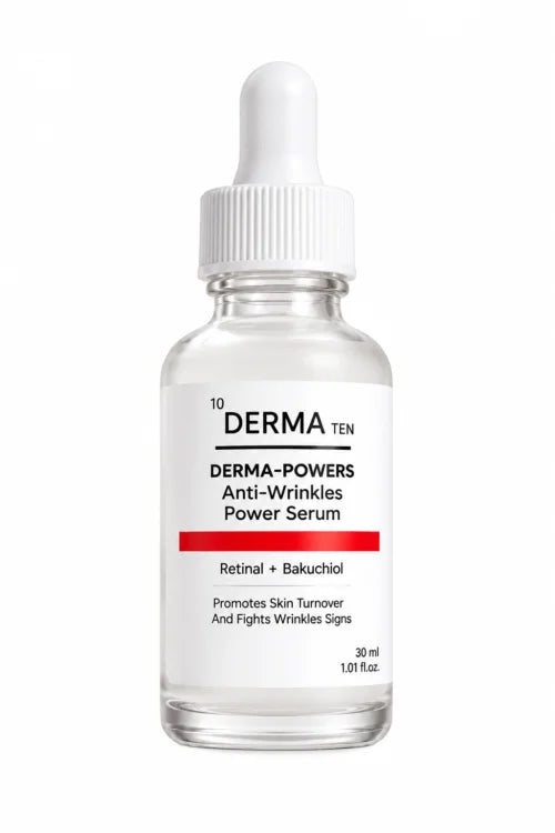 DERMA 10 ANTI-WRINKLES POWER SERUM(RETINAL+BAKUCHIOL)