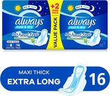 ALWAYS COOL&DRY DAY&NIGHT MAXI NIGHT 16PADS EXTRA LONG