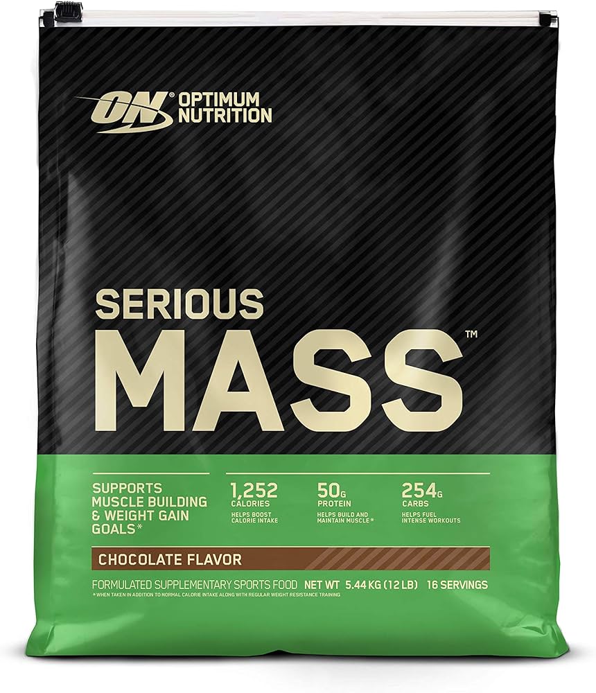 ON SERIOUS MASS CHOCOLATE FLAVOR 5.44KG