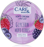 CARE & MORE SOFT CREAM WITH GLYCERIN MIXED BERRIES 75ML