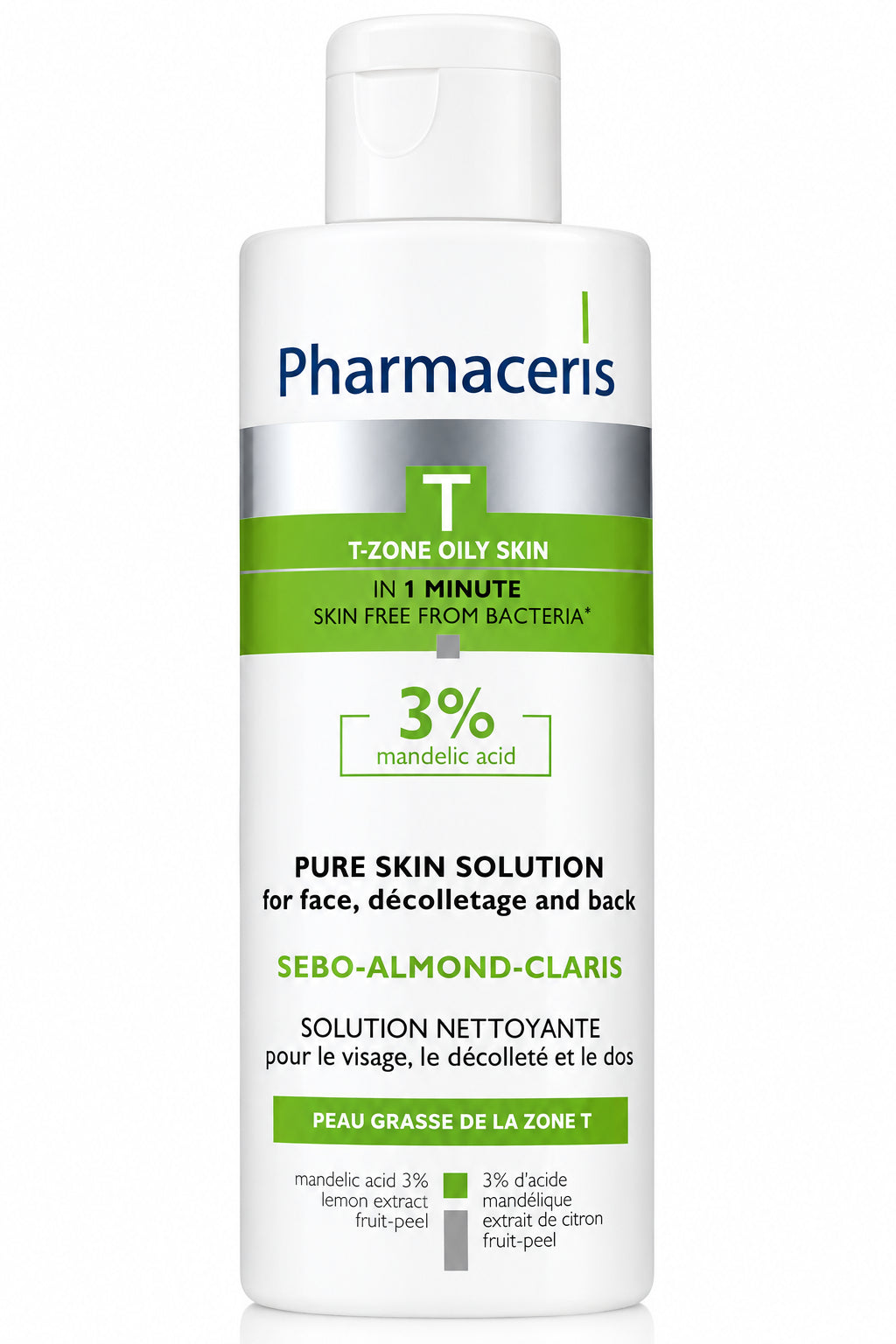 Pharmaceris T Sebum Almond Claris Pure Skin Solution, 190 ml