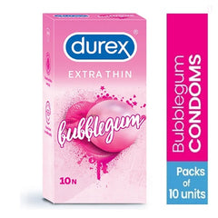 DUREX EXTRA THIN BUBBLEGUM 10N