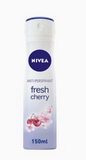 Nivea Fresh Cherry Spray Antiperspirant for Women 150ML