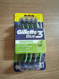 GILLETTE BLUE 3 COMFORT SENSTIVE 8 PCS WITH ALOE VERA