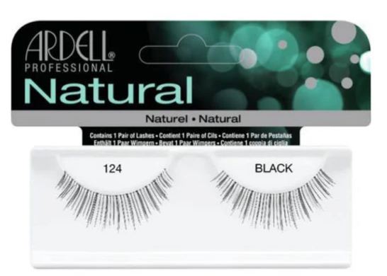 ARDELL Natural Lash 124 Black Model