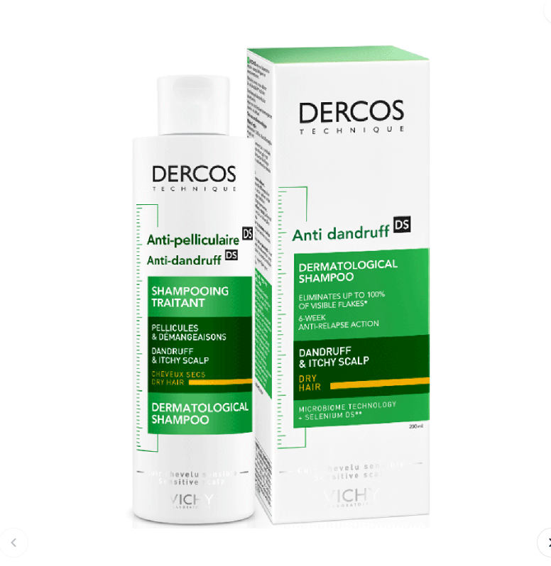 Vichy Dercos Anti-Dandruff Shampoo for Dry Hair (green) ()