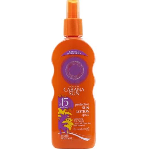 Cabana Sun Protective Spf 15 Sun Lotion Spray 200 ml
