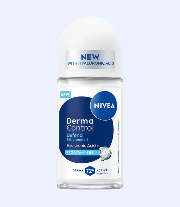 Nivea Derma Control 72h Defend Extra Comfort Anti-Perspirant Roll-On 50ml
