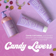 TELOFILL CANDY LUSH BODY KIT (body wash+body scrub+body lotion)