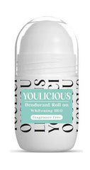 YOULICIOUS DEODORANT ROLL ON WHITENING FRAGRANCE FREE 50ML