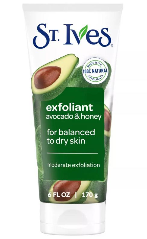 St. Ives Avocado & Honey Face Exfoliant for Balanced to Dry Skin 170g