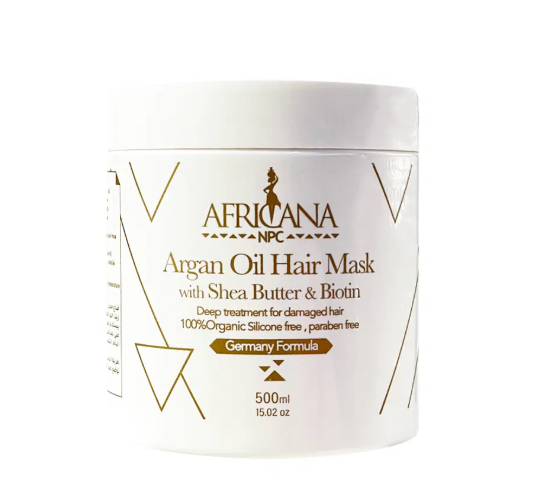 Africana Hair Mask With Argan Oil & Biotin - 500 gm