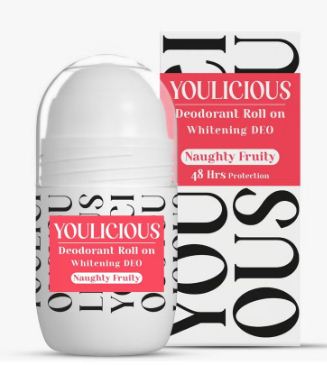 YOULICIOUS DEODORANT ROLL ON WHITENING NAUGHTY FRUITY 50ML
