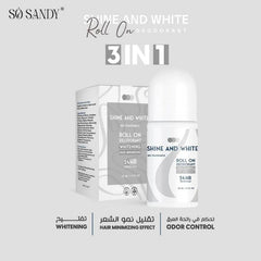 So Sandy Shine and White Roll On – No Fragrance 50ml